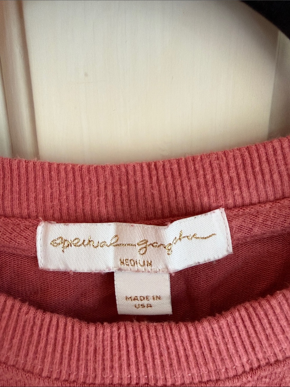 Spiritual Gangster Rose Pink 'YOGA' Pullover Sweatshirt - Picture 2 of 3